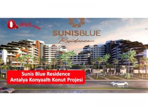 Sunis Blue Residence Konyaalti fiyat listesi ve detaylar